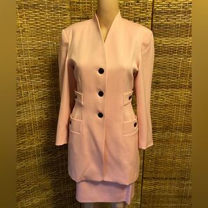 Soft Pink Wool Skirt Suit by ESCADA 34
